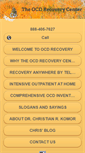 Mobile Screenshot of ocdrecoverycenter.org